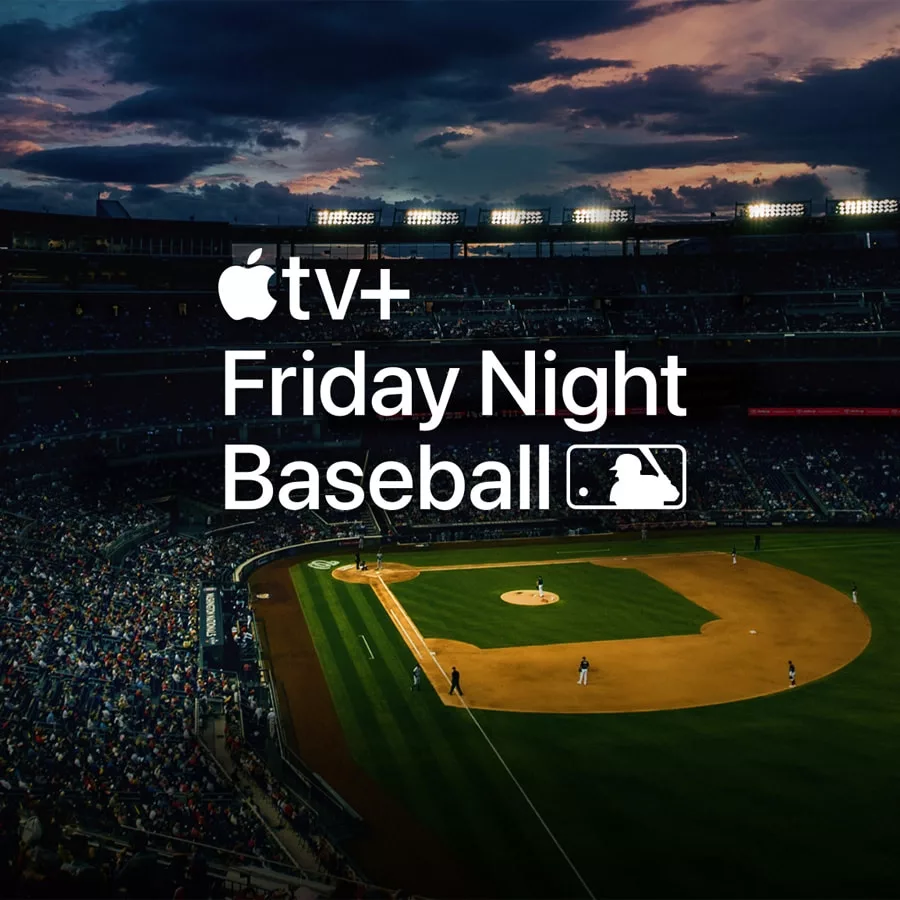A picture of Apple's Friday Night Baseball on AppleTV