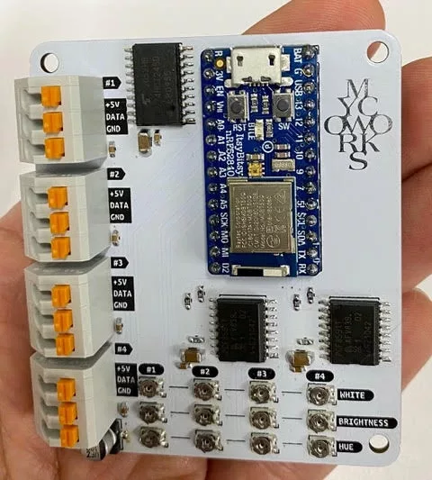 Joshua Corn of DoubleTake Labs built a custom hardware piece for the connected experience
