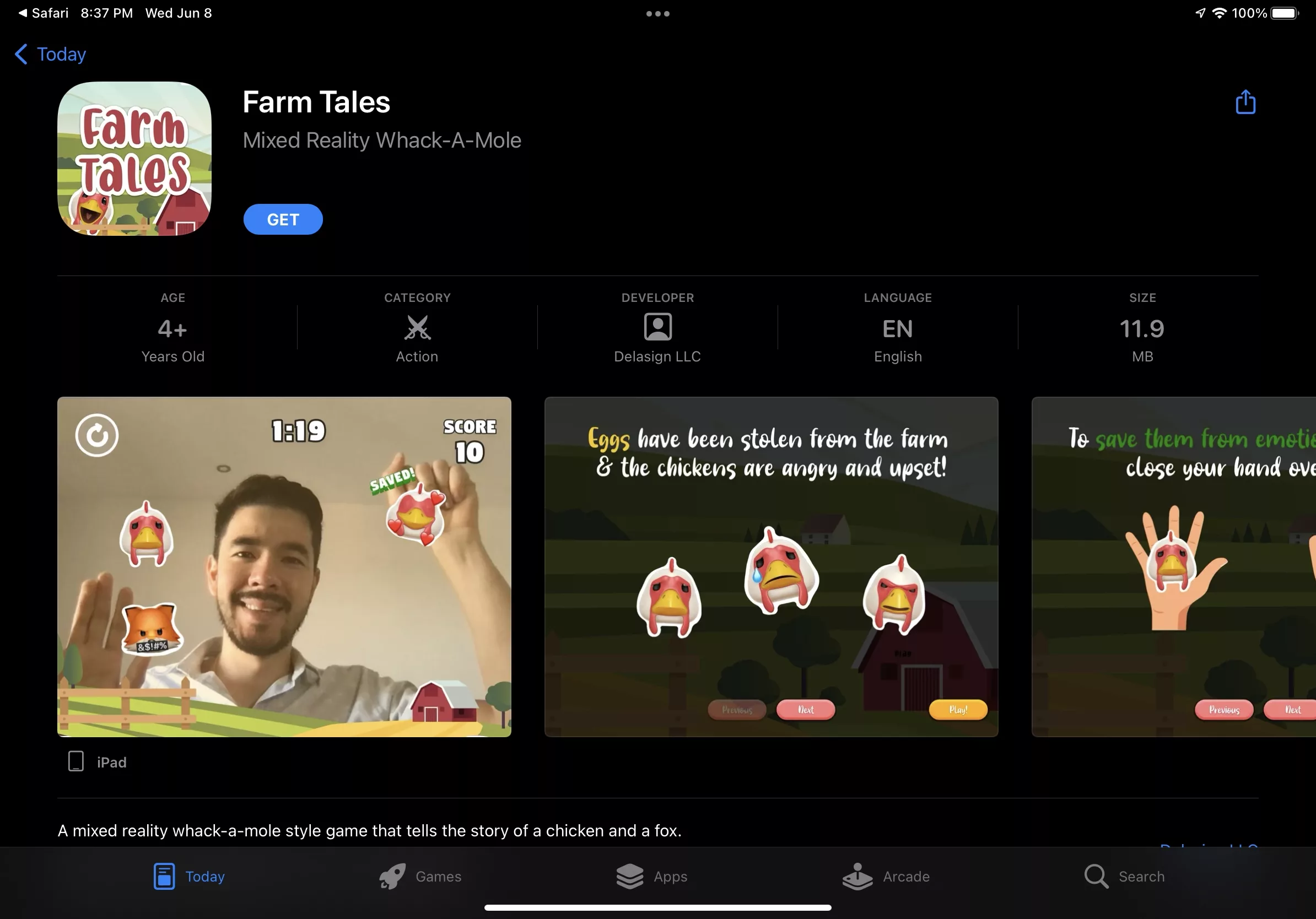 Farm Tales is available on iPad at the Apple App Store