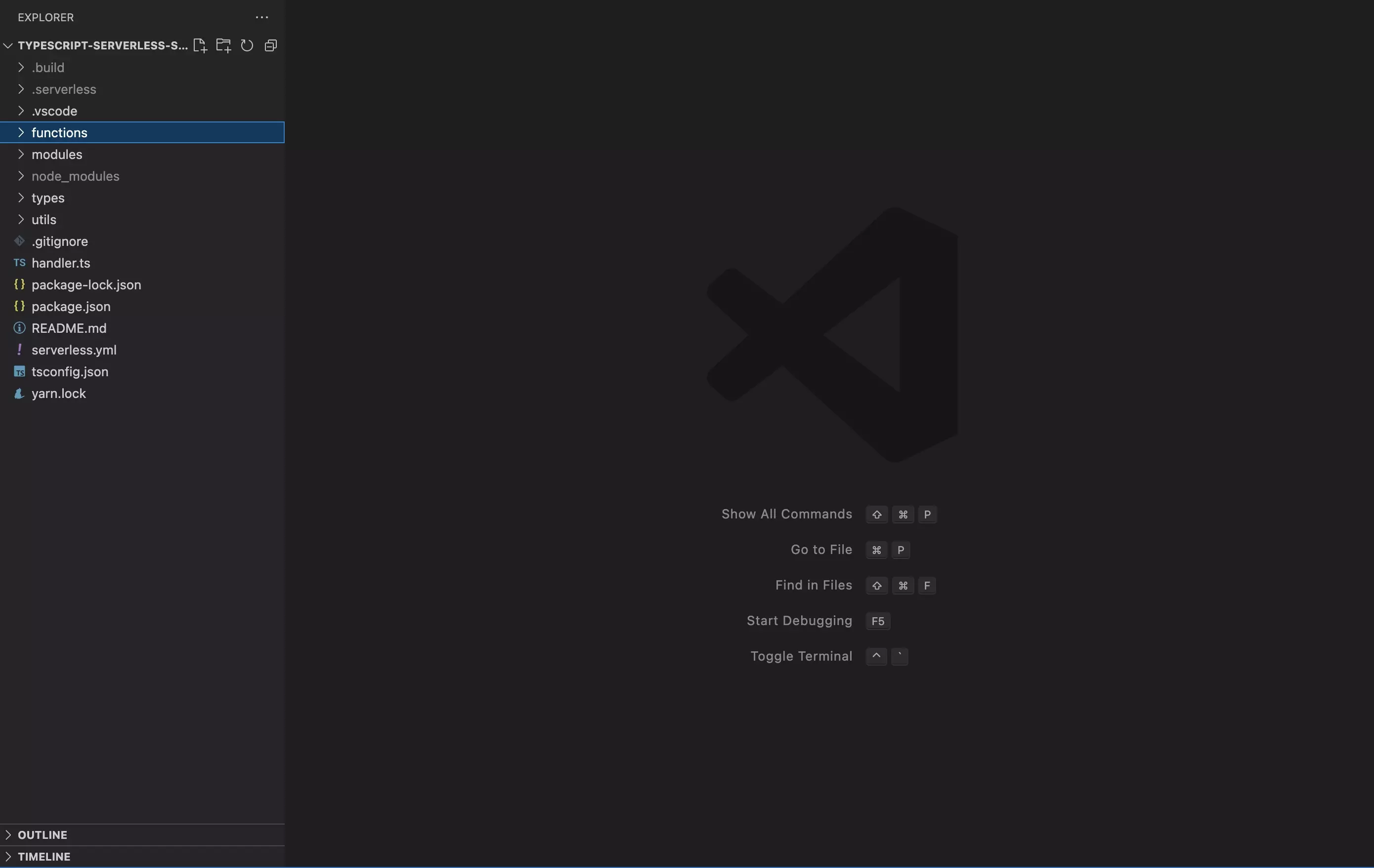 A screenshot of VSCode with the folder structure that we suggest you follow. This folder structure is detailed below.