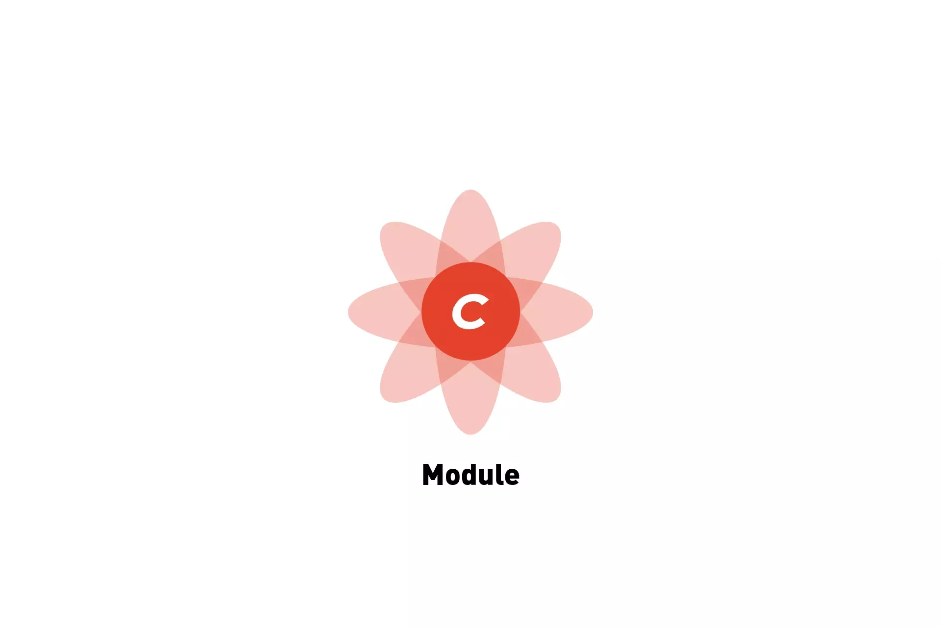A flower that represents Craft CMS. Beneath it sits the text "Module".