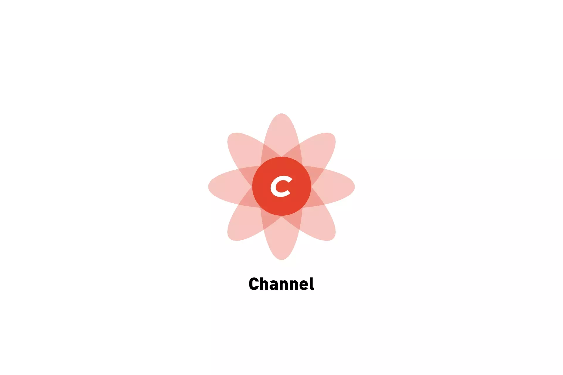 A flower that represents Craft CMS with the text "Channel" beneath it.