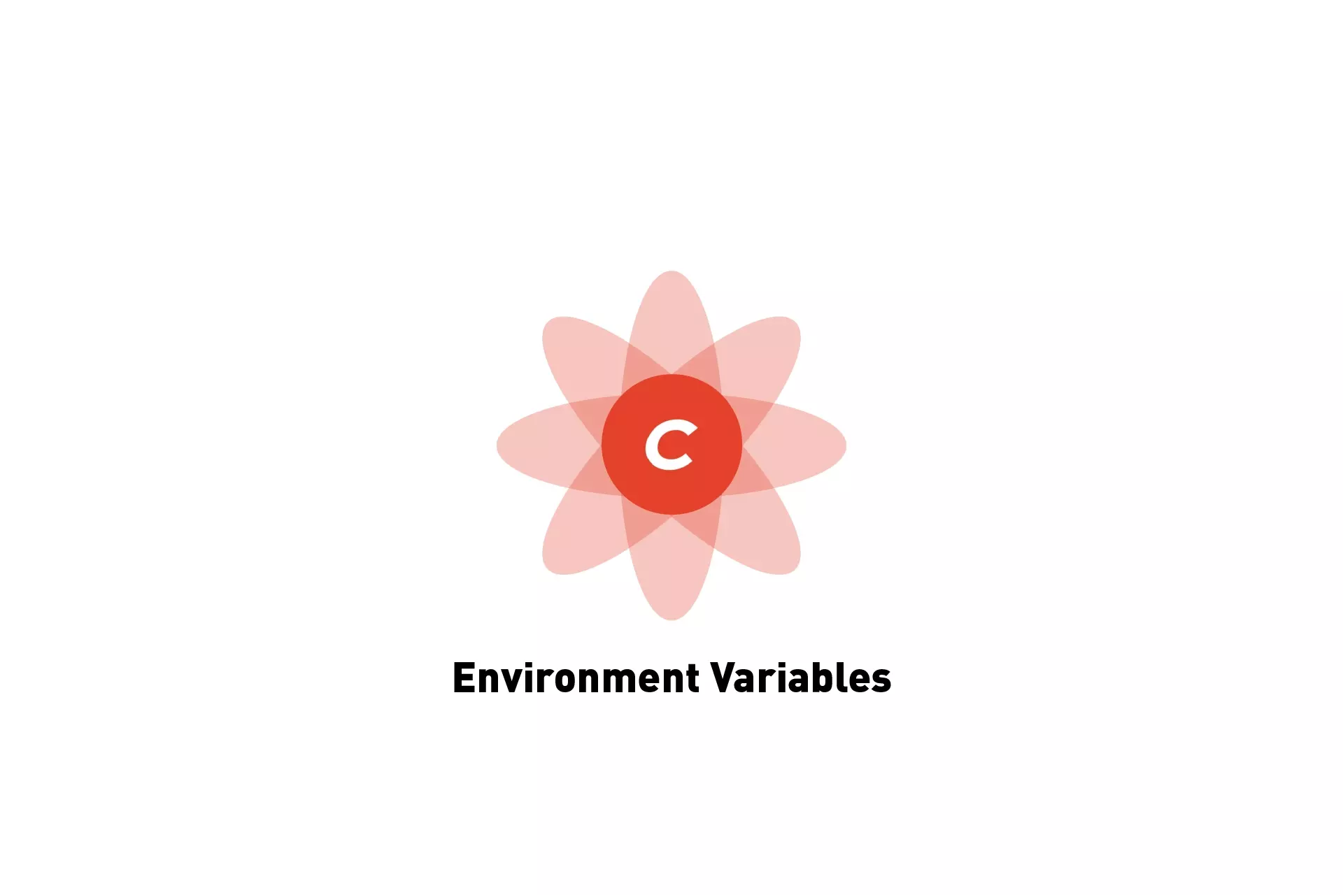 A flower that represents Craft CMS. Beneath it sits the text "Environment Variables."