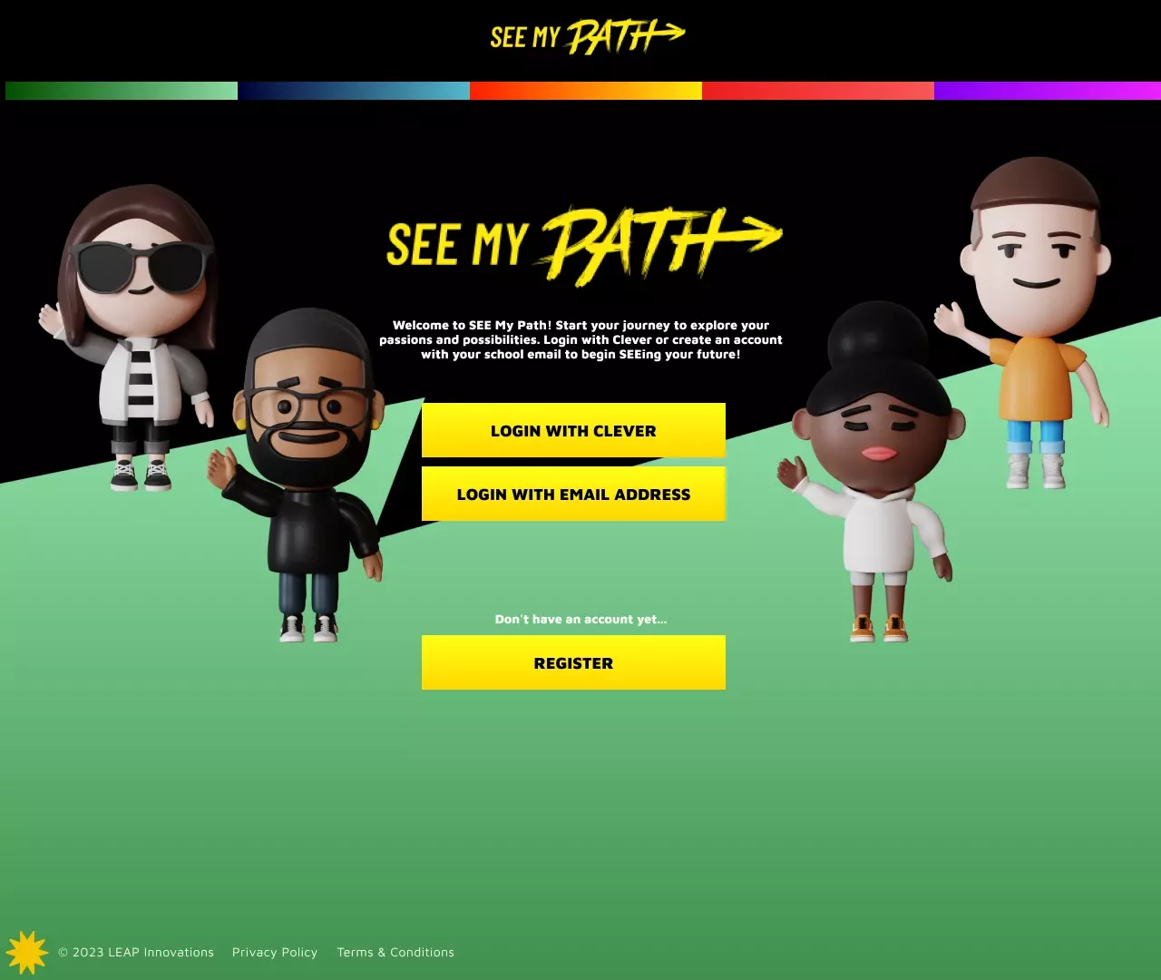 The See My Path Login page.