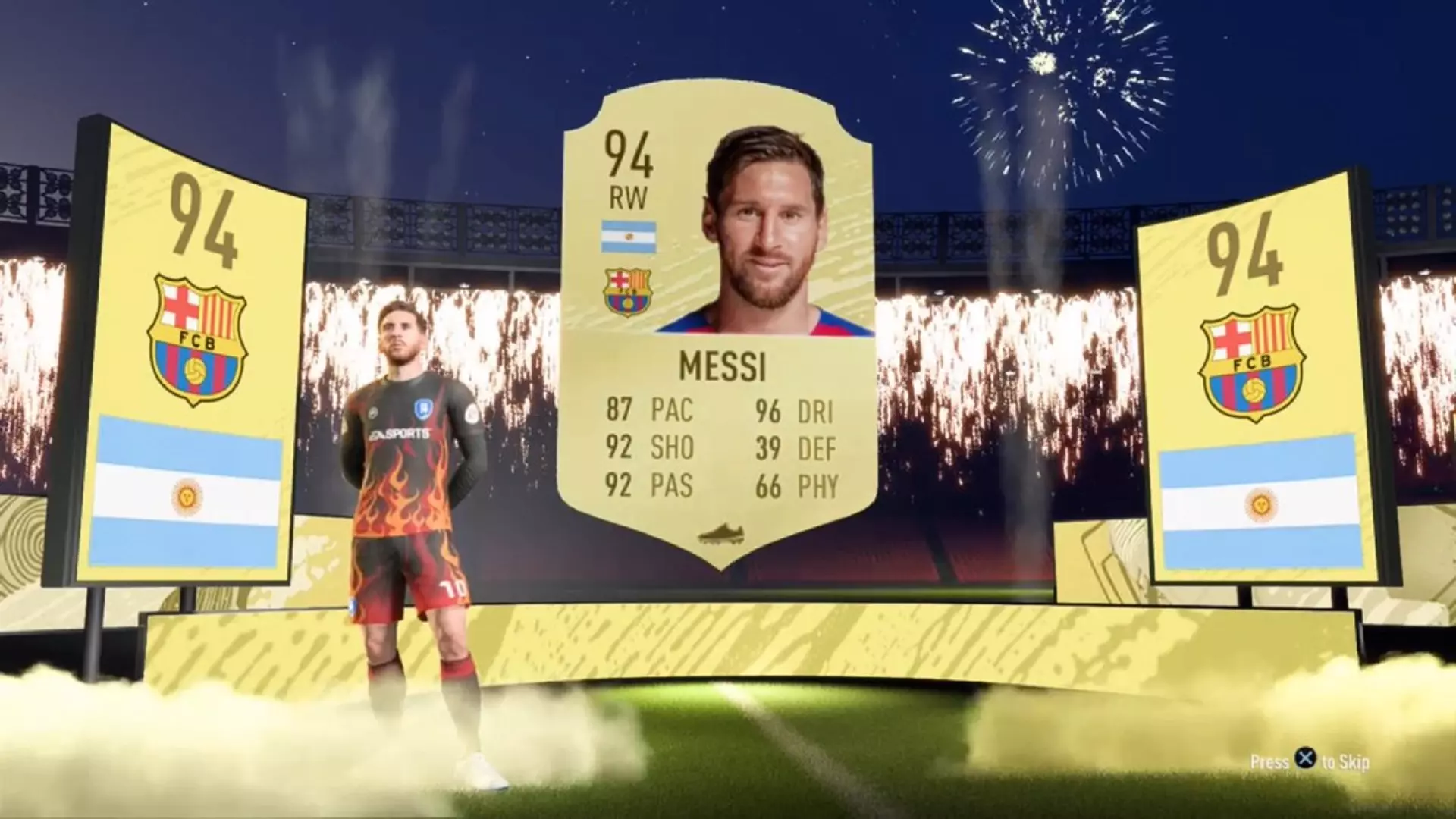 Messi FIFA Ultimate Team Card