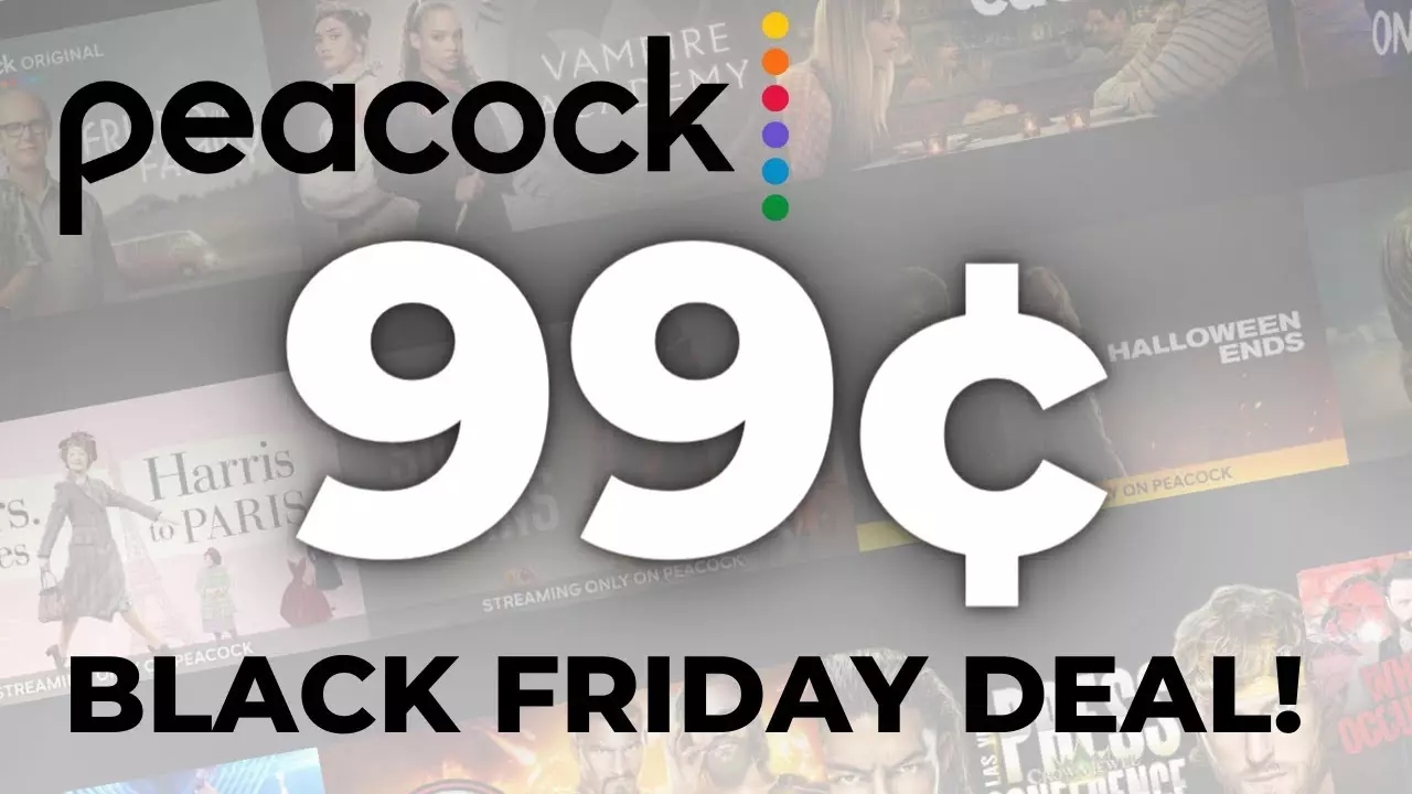 Peacock Black Friday offer