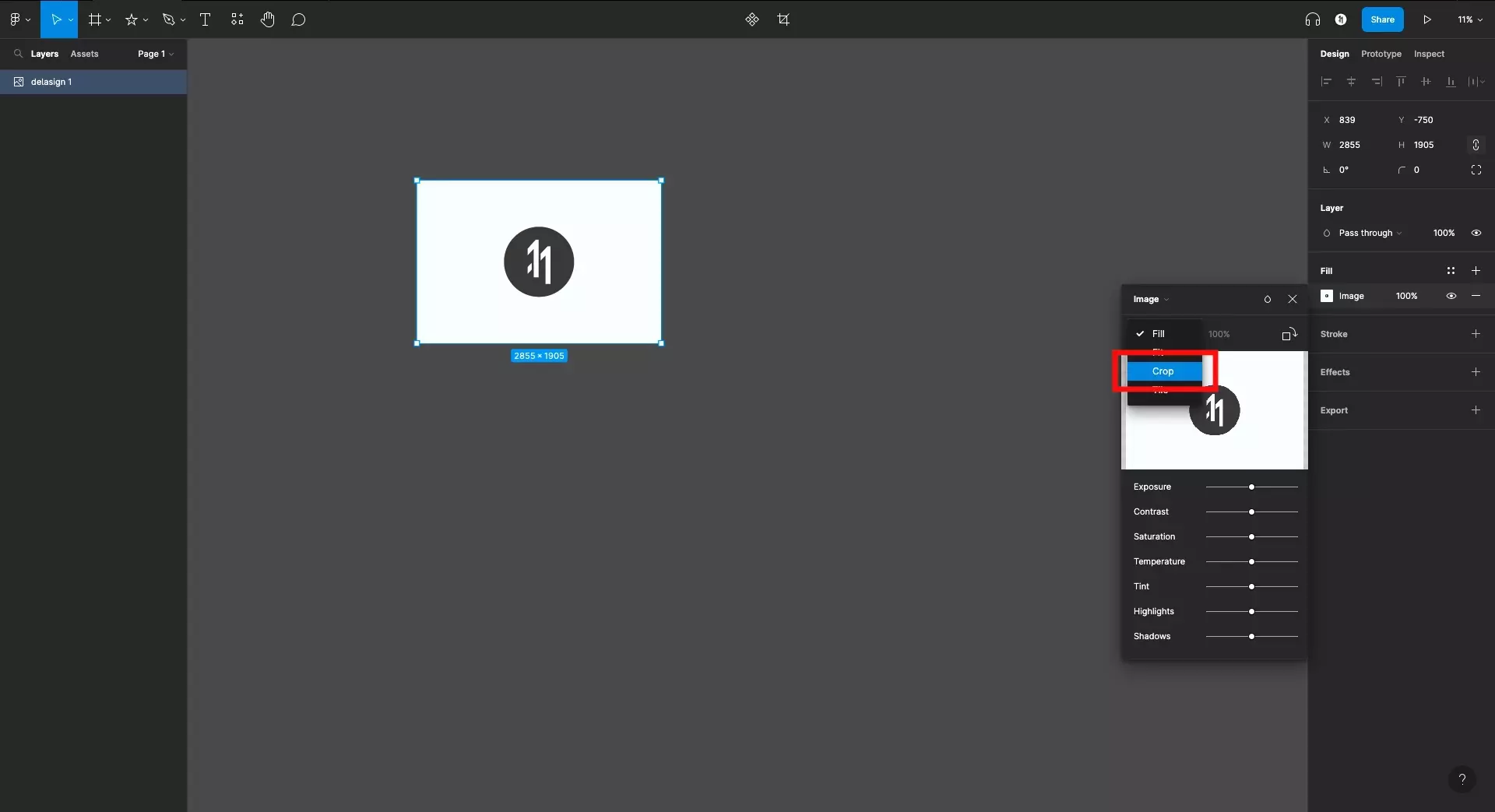 How To Crop An Image In Figma