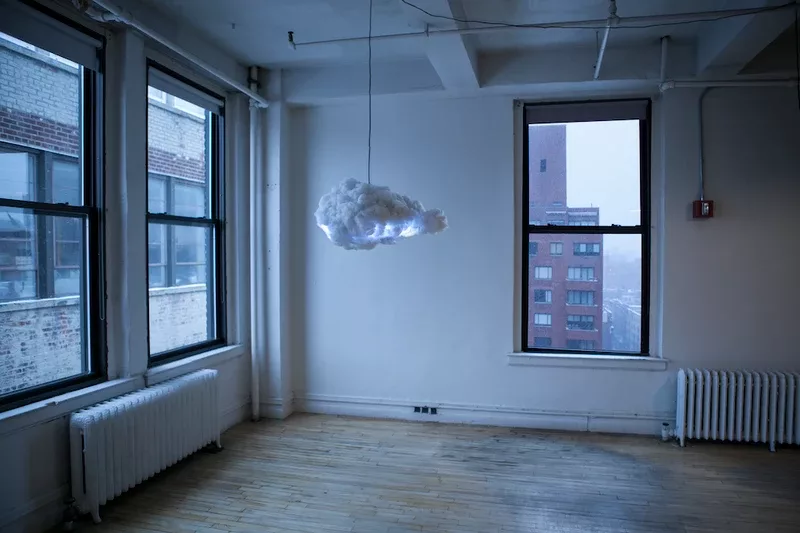 A picture of the Cloud in a room.