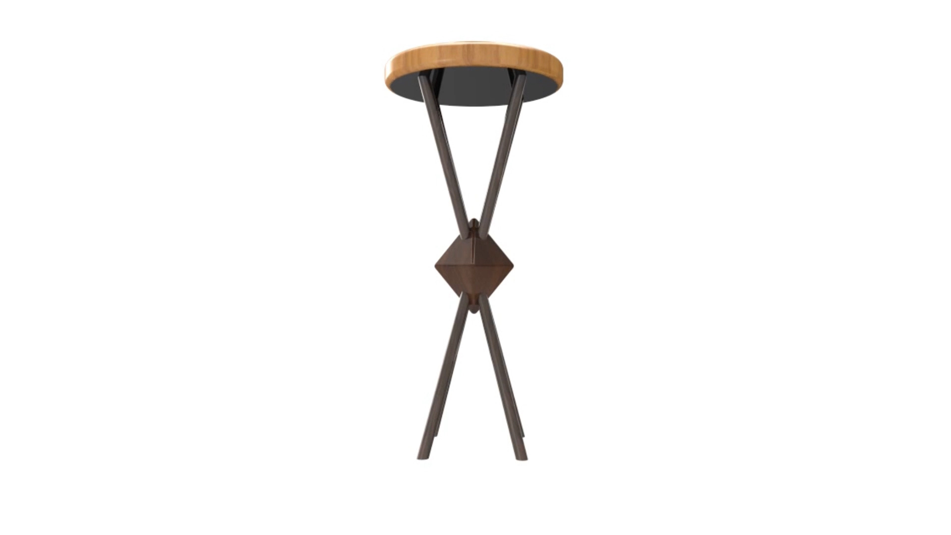 A render of a constructed Axis chair on a white background.