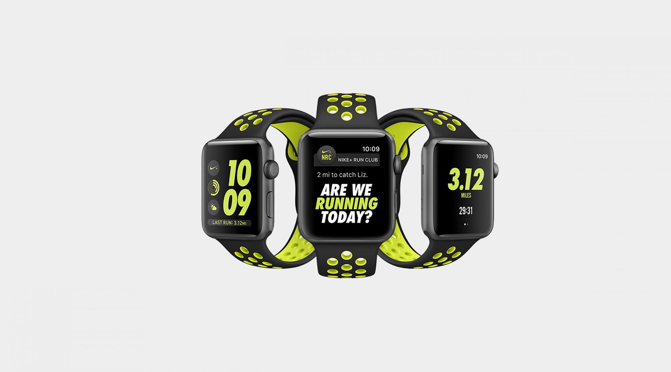 The Apple Watch Nike+'s visual for the Clio Sports.