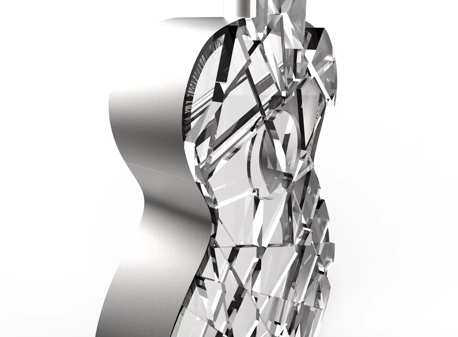 An isometric render of Cubi.