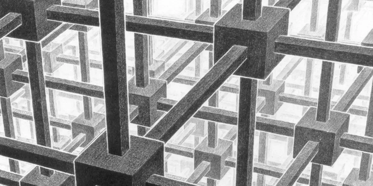 Cubic Space Division (M.C. Escher, 1952)